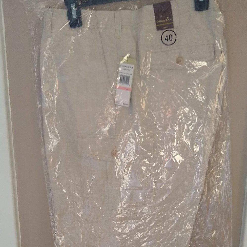 Cubavera Linen Shorts Sz 40 NWT